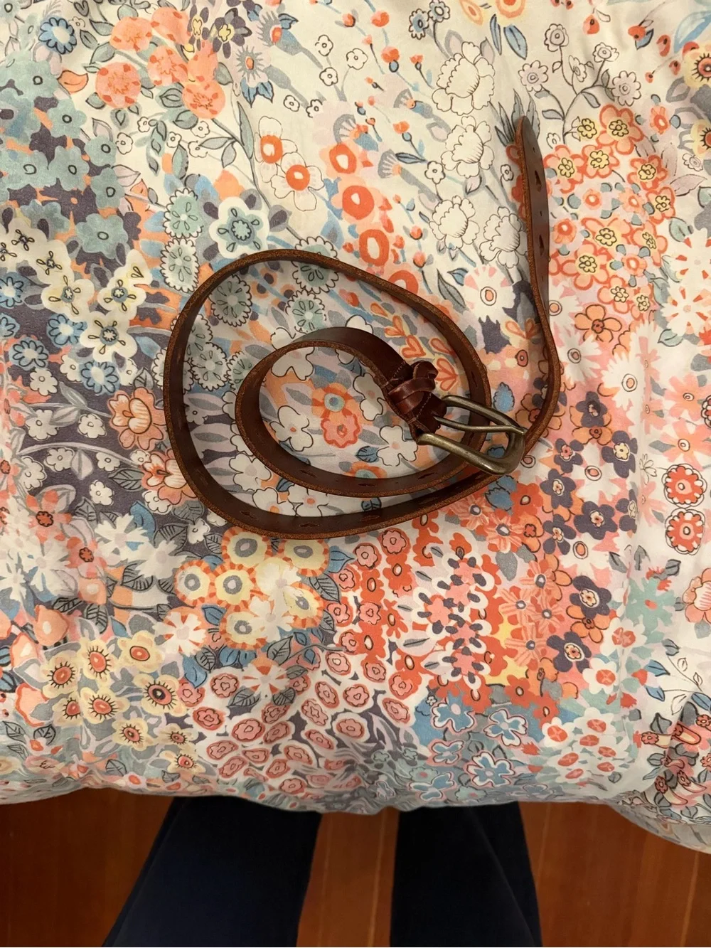 Fat Face Brown Leather Belt